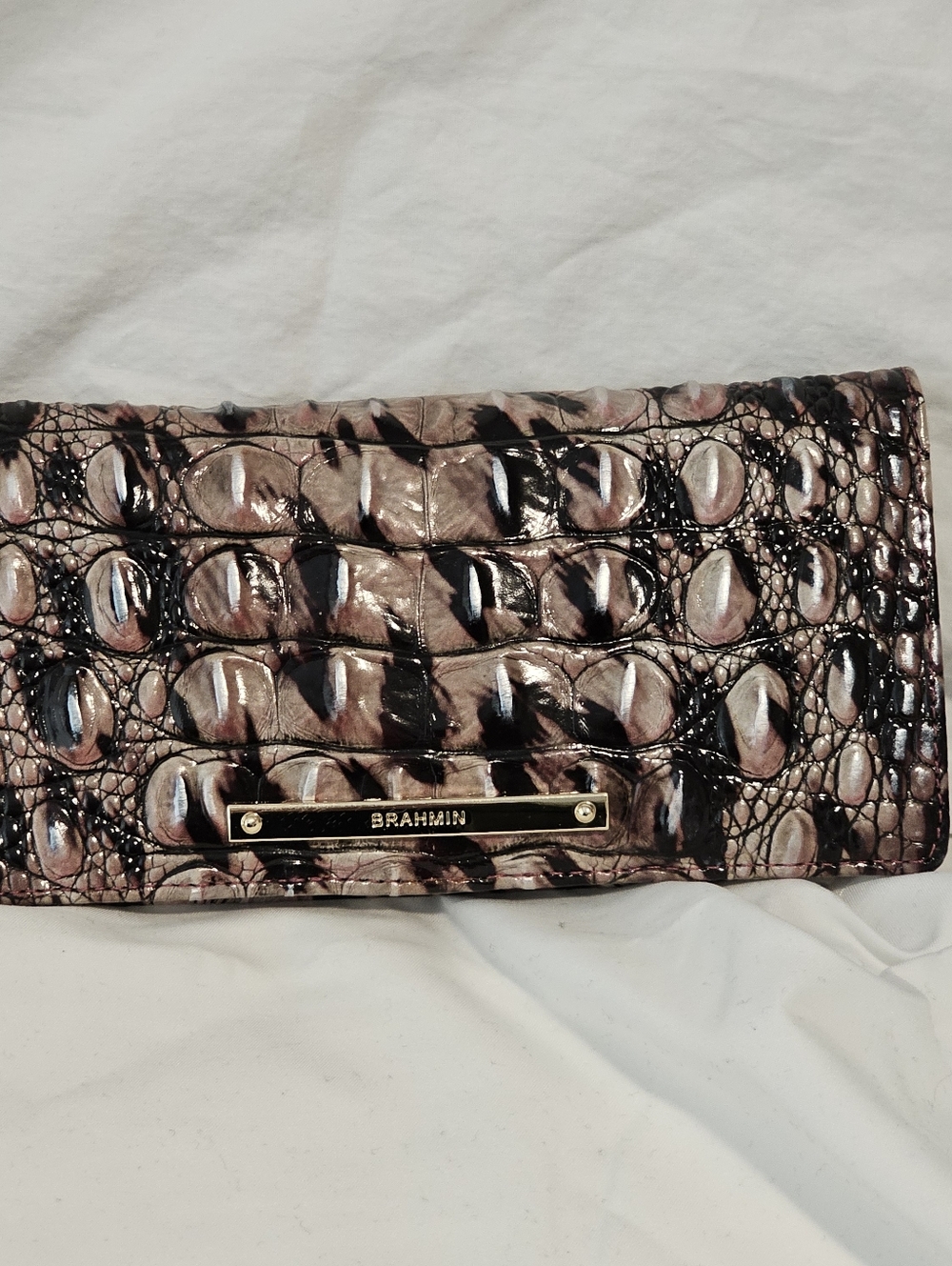 Brahmin Solid Ruby Prowl Duxbury and Ady Wallet - Picture 8 of 10